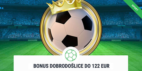 22Bet bonus 122EUR