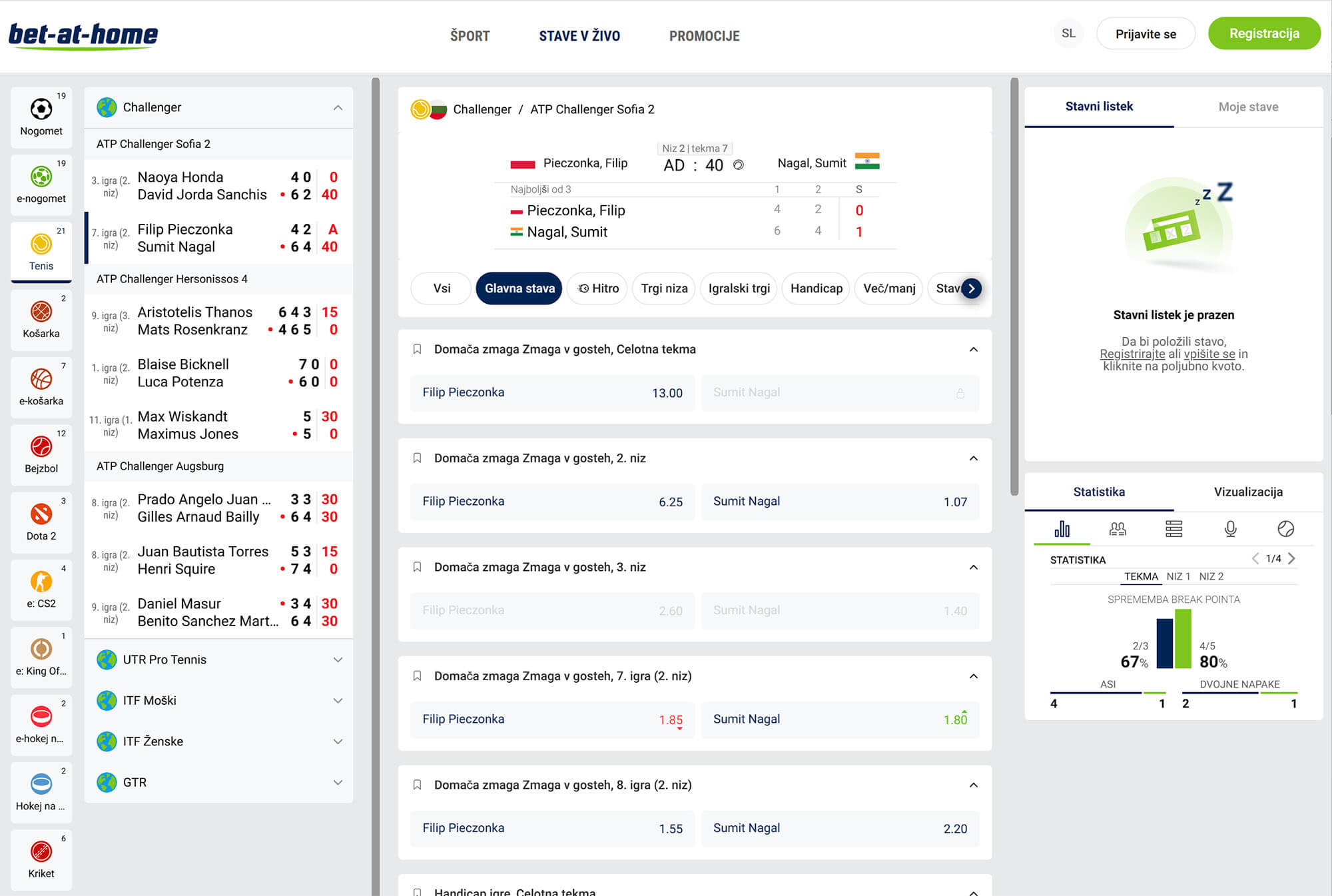 Bet at home