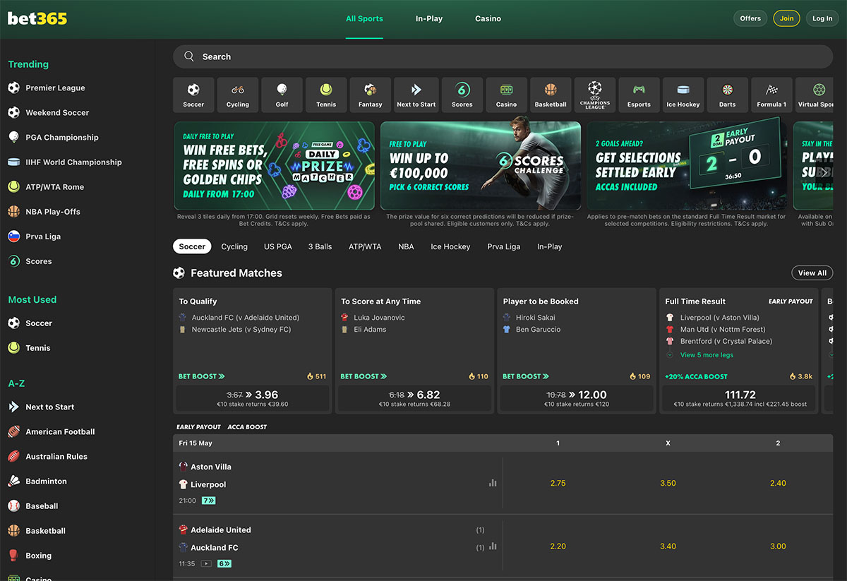 Bet365 vstopna stran Bet365 vstopna stran