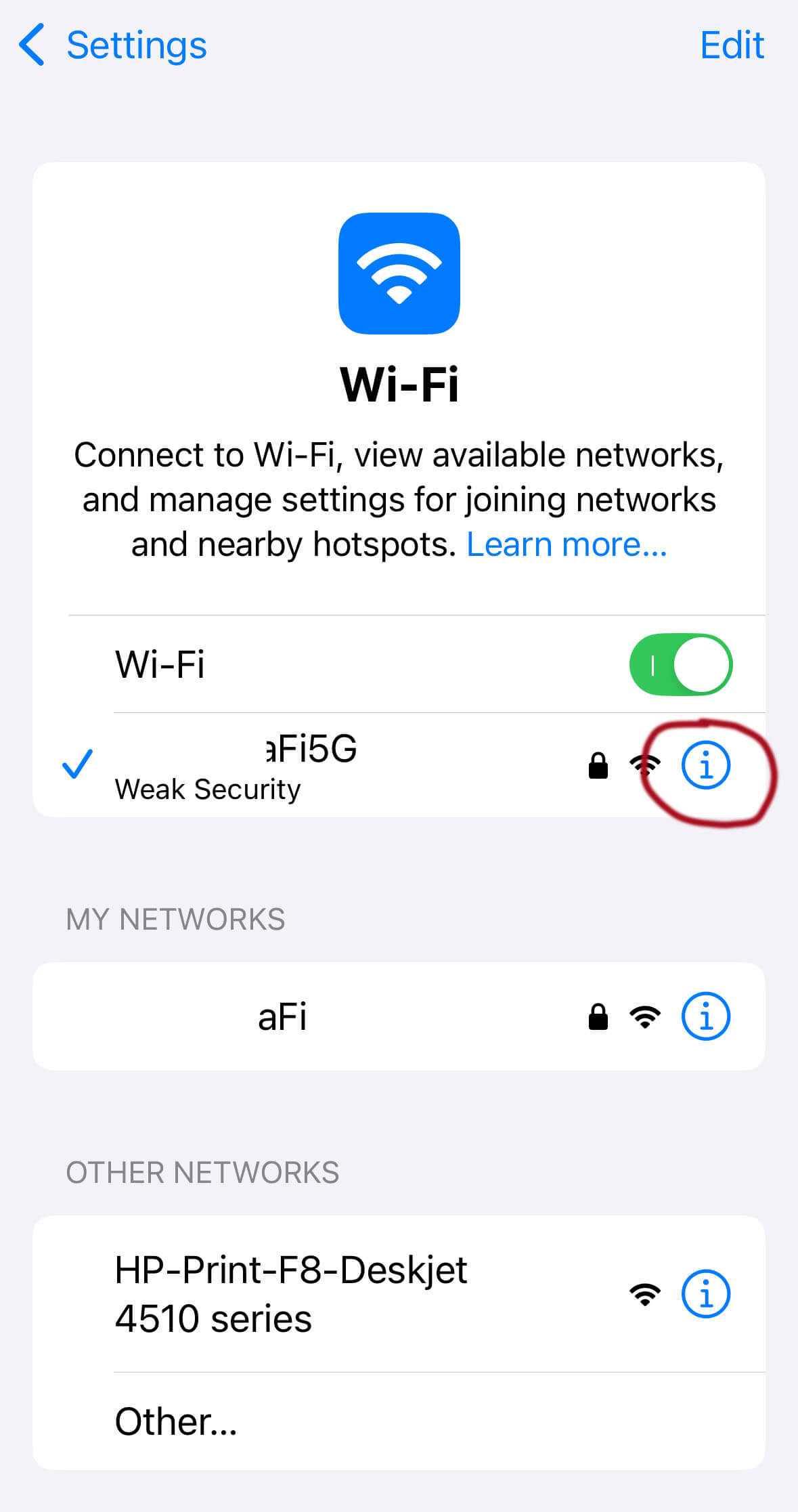 Menjava DNS v iOS